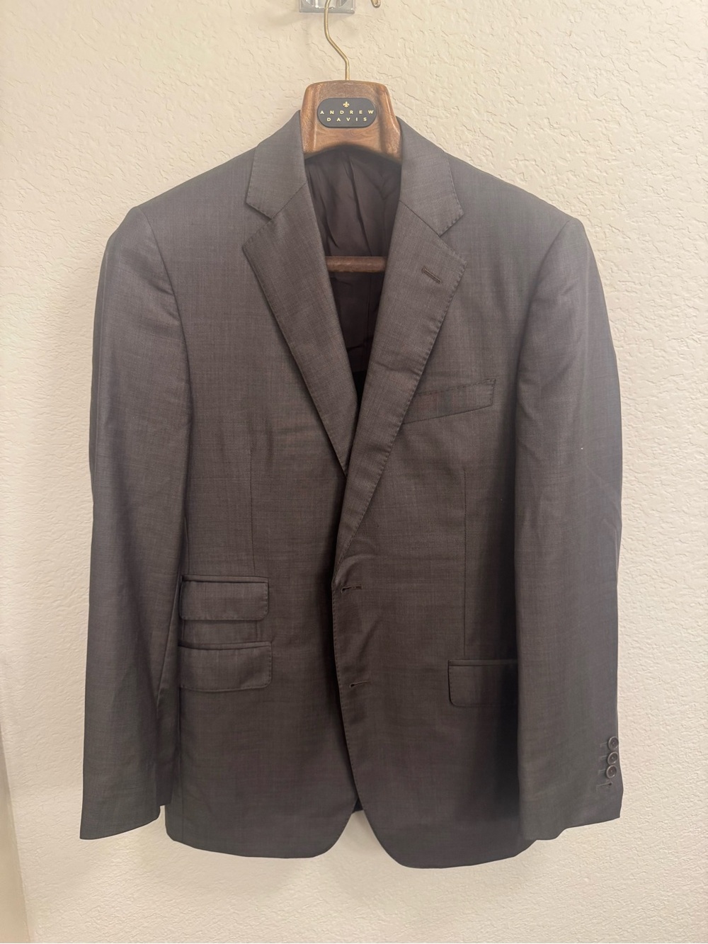 Zegna Trofeo Wool 2-Pc Suit 40R / 34x29